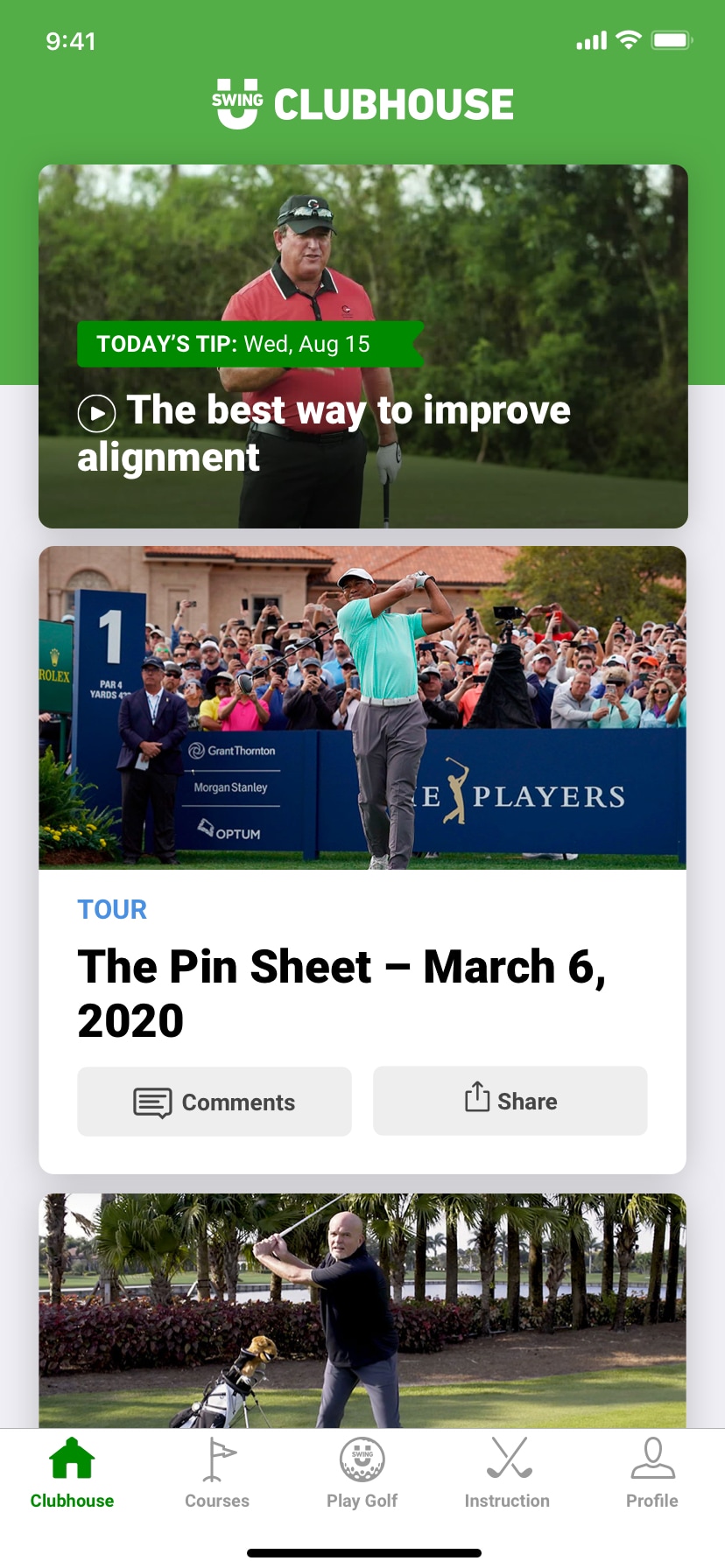 SwingU - Screenshot - SwingU - Golf News