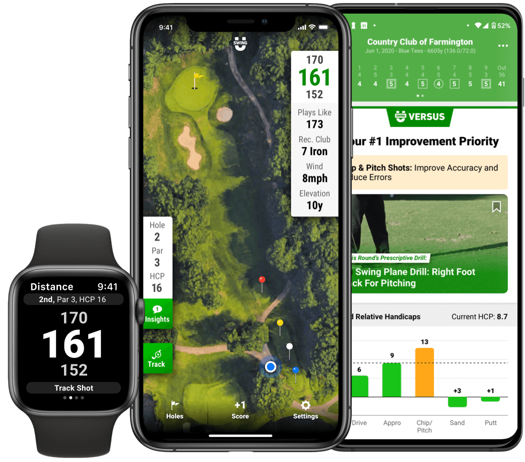 SwingU: Best Golf GPS APP For iOS + Apple Watch & Andriod