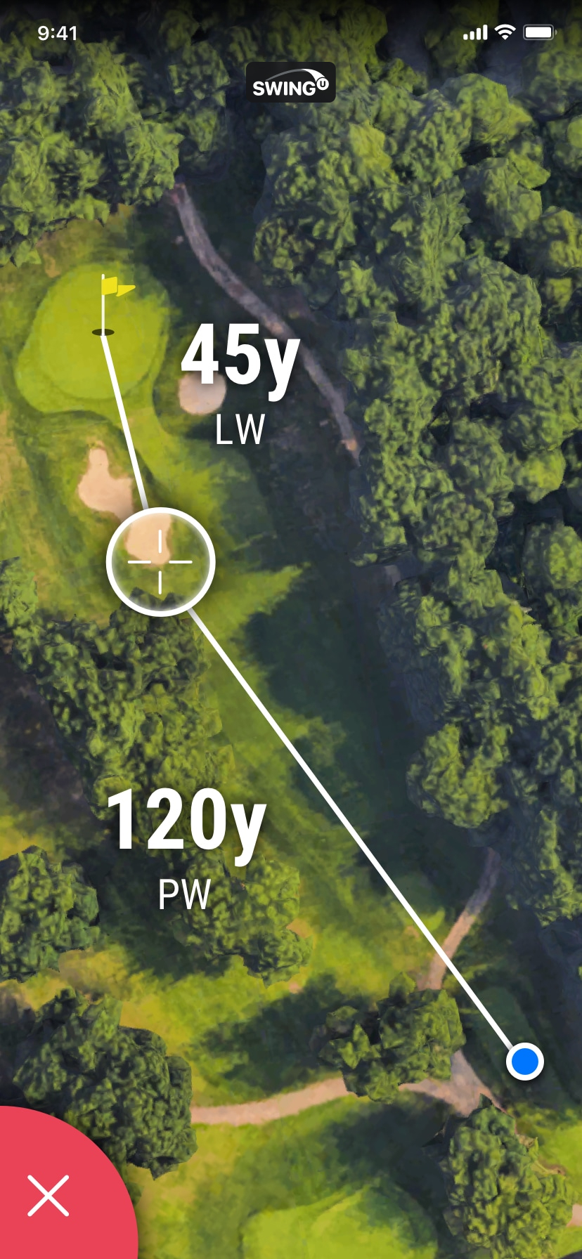SwingU - Screenshot - SwingU Golf GPS Distances